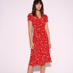 Realisation Par Teale dress in Rouge color/print